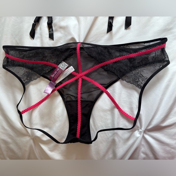 Adore Me “Suki” Push Up 3-Piece Lingerie Set| Bra 38C + Panty XL + Garter XL NWT - Picture 6 of 8